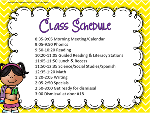 Class Schedule